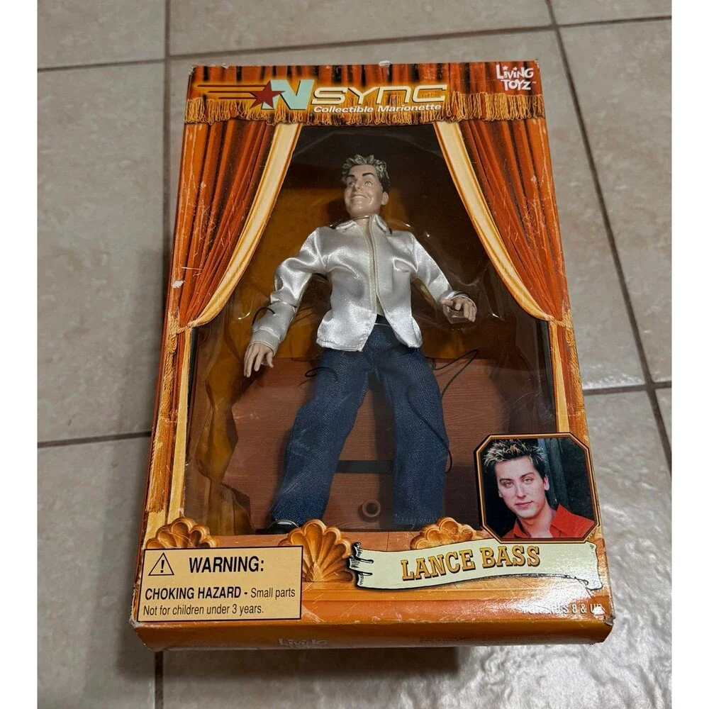 NSYNC collectible marionette set of 6 complete 2000 Living Toyz New In Box
